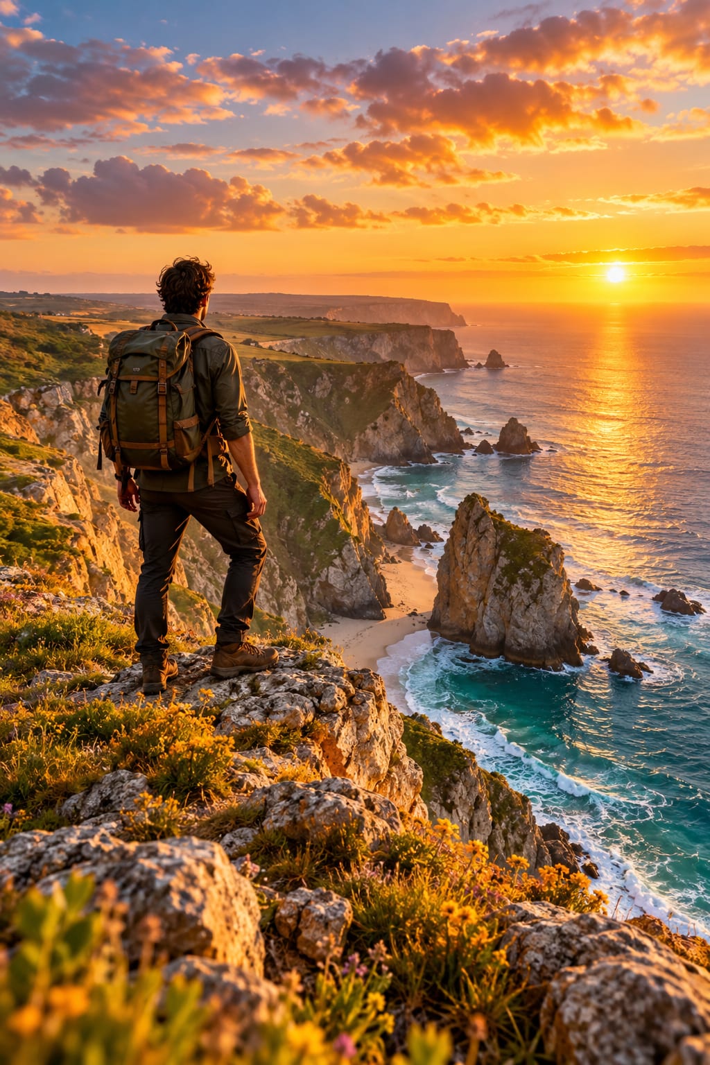 Cliff Scene AI video effect