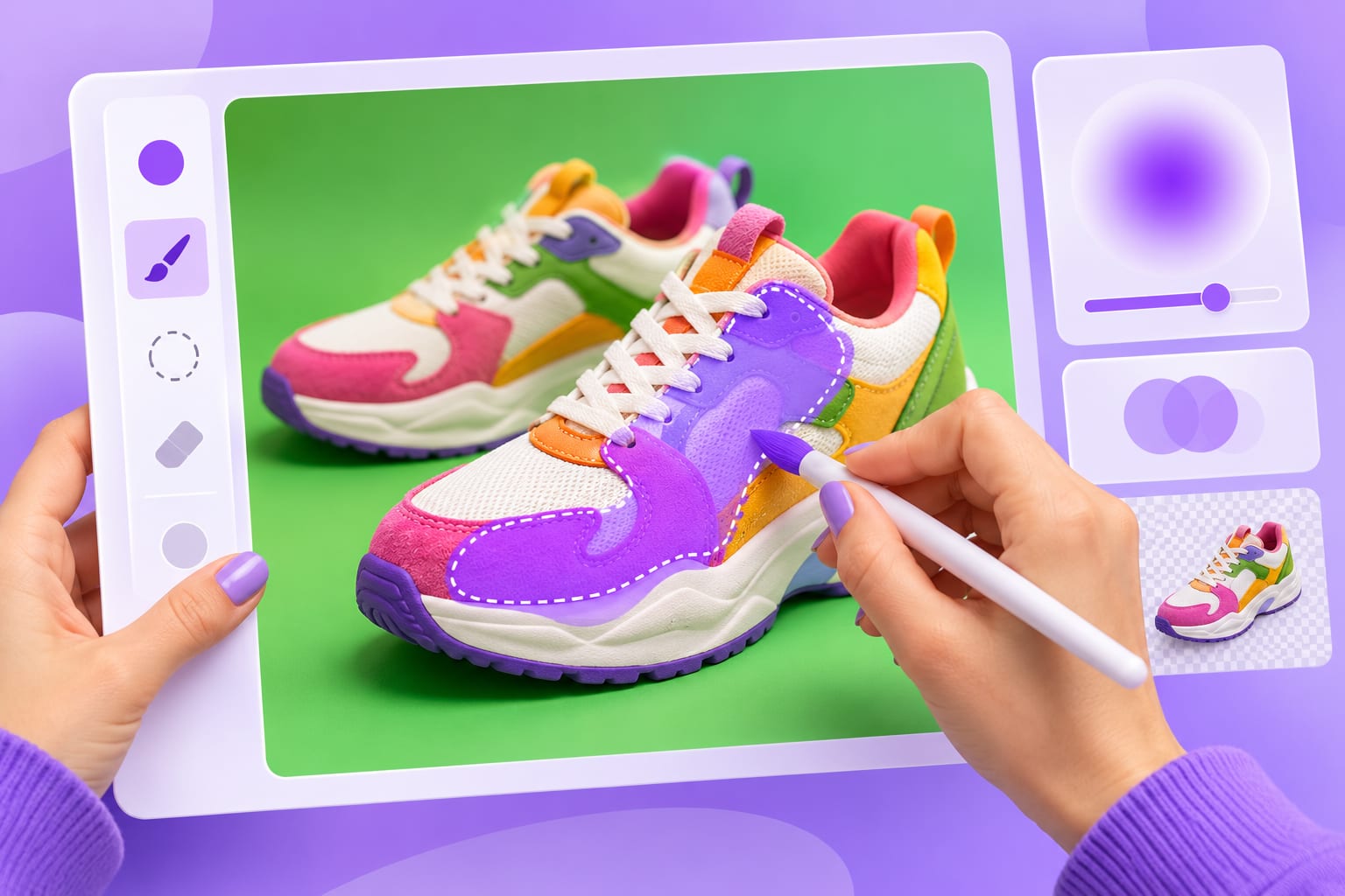 Magic Eraser removing unwanted objects from an image